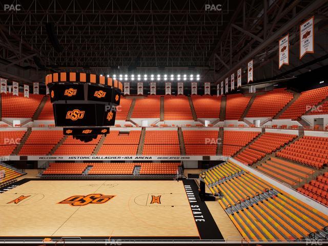 Gallagher-Iba Arena - Section 212 Seat View