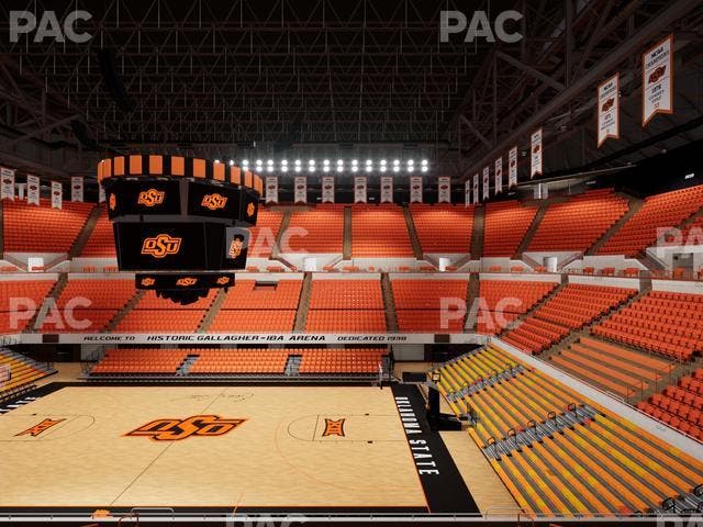 Gallagher-Iba Arena - Section 212 Seat View