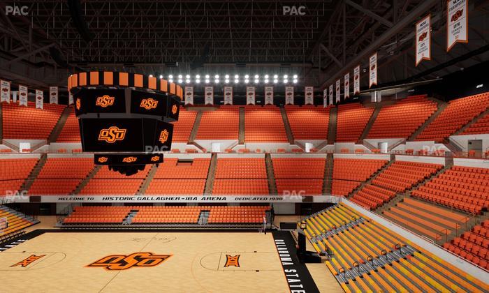 Gallagher-Iba Arena - Section 212 Seat View