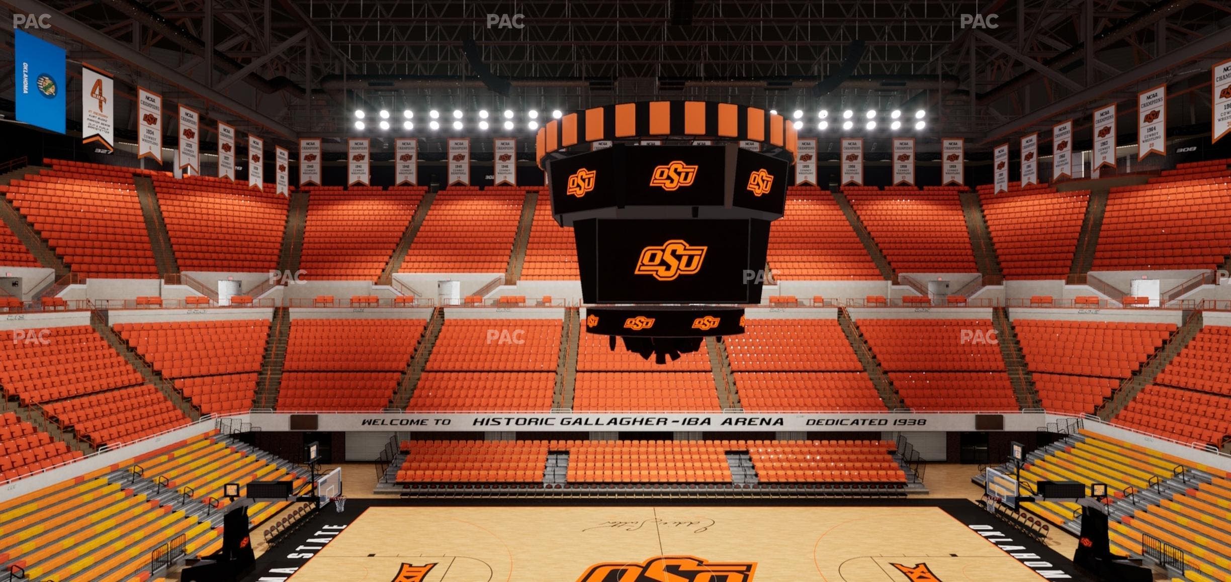 Gallagher-Iba Arena - Section 213 Seat View