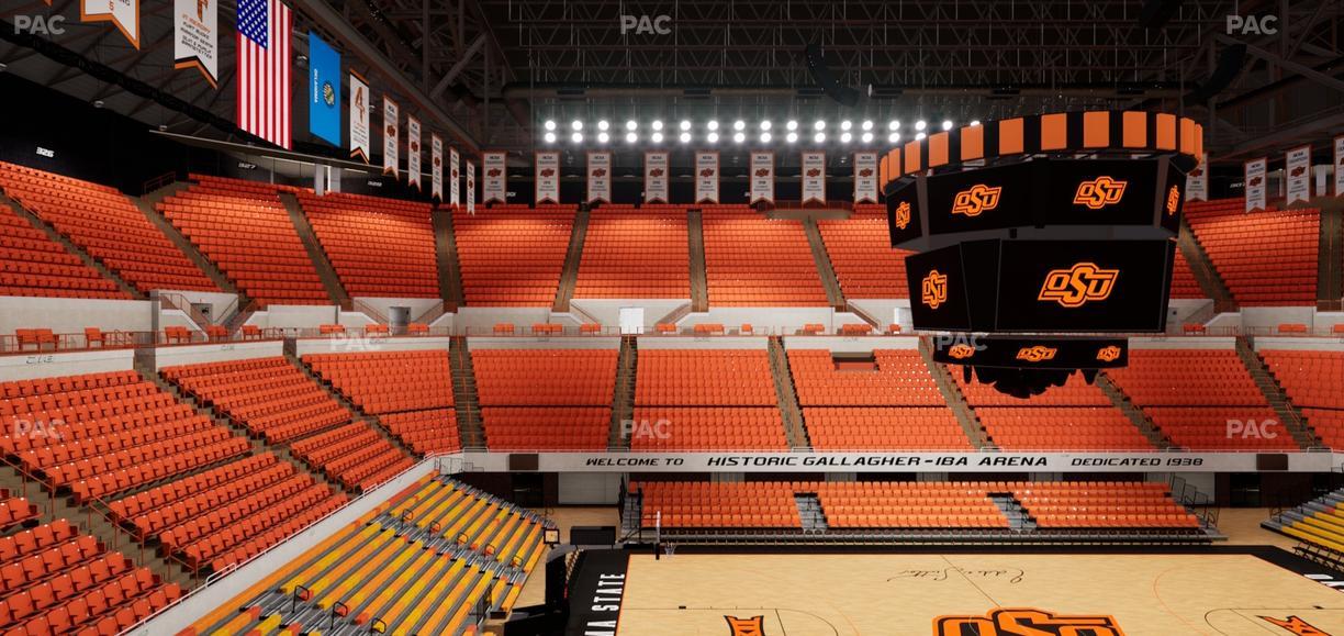 Gallagher-Iba Arena - Section 214 Seat View