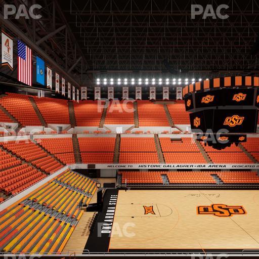 Gallagher-Iba Arena - Section 214 Seat View