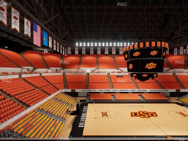 Gallagher-Iba Arena - Section 214 Seat View
