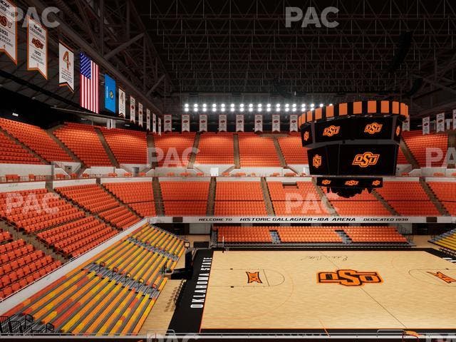 Gallagher-Iba Arena - Section 214 Seat View