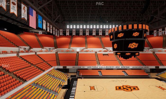 Gallagher-Iba Arena - Section 214 Seat View