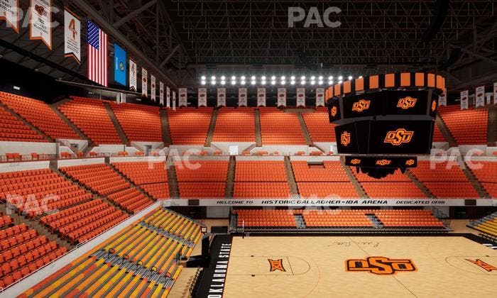Gallagher-Iba Arena - Section 214 Seat View