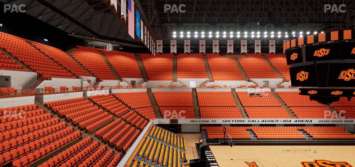 Gallagher-Iba Arena - Section 215 Seat View