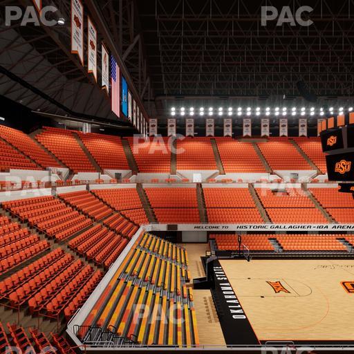 Gallagher-Iba Arena - Section 215 Seat View