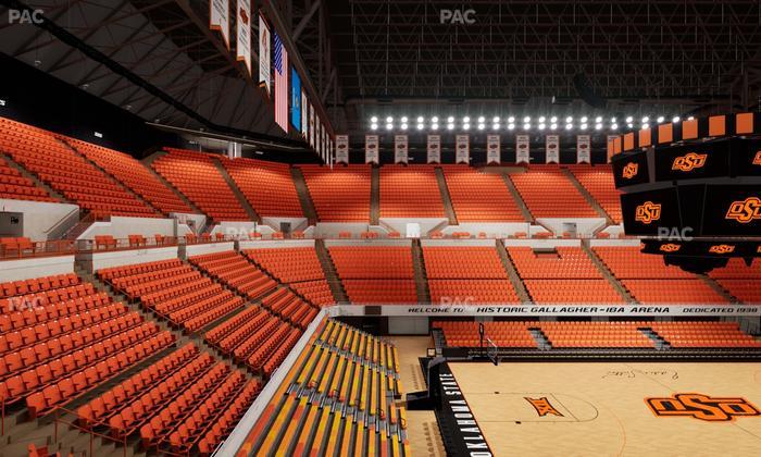 Gallagher-Iba Arena - Section 215 Seat View