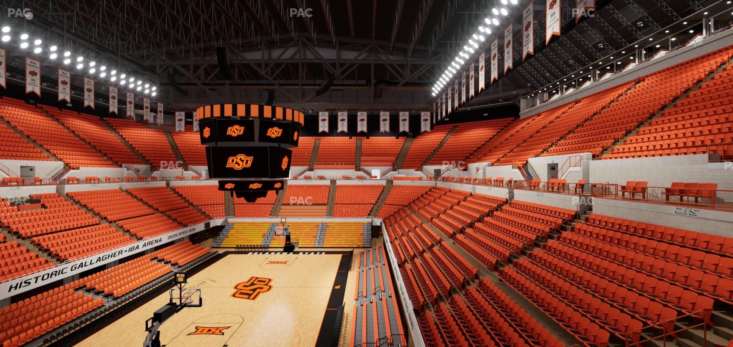 Gallagher-Iba Arena - Section 217 Seat View