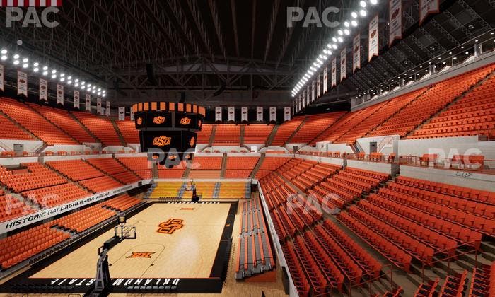 Gallagher-Iba Arena - Section 217 Seat View
