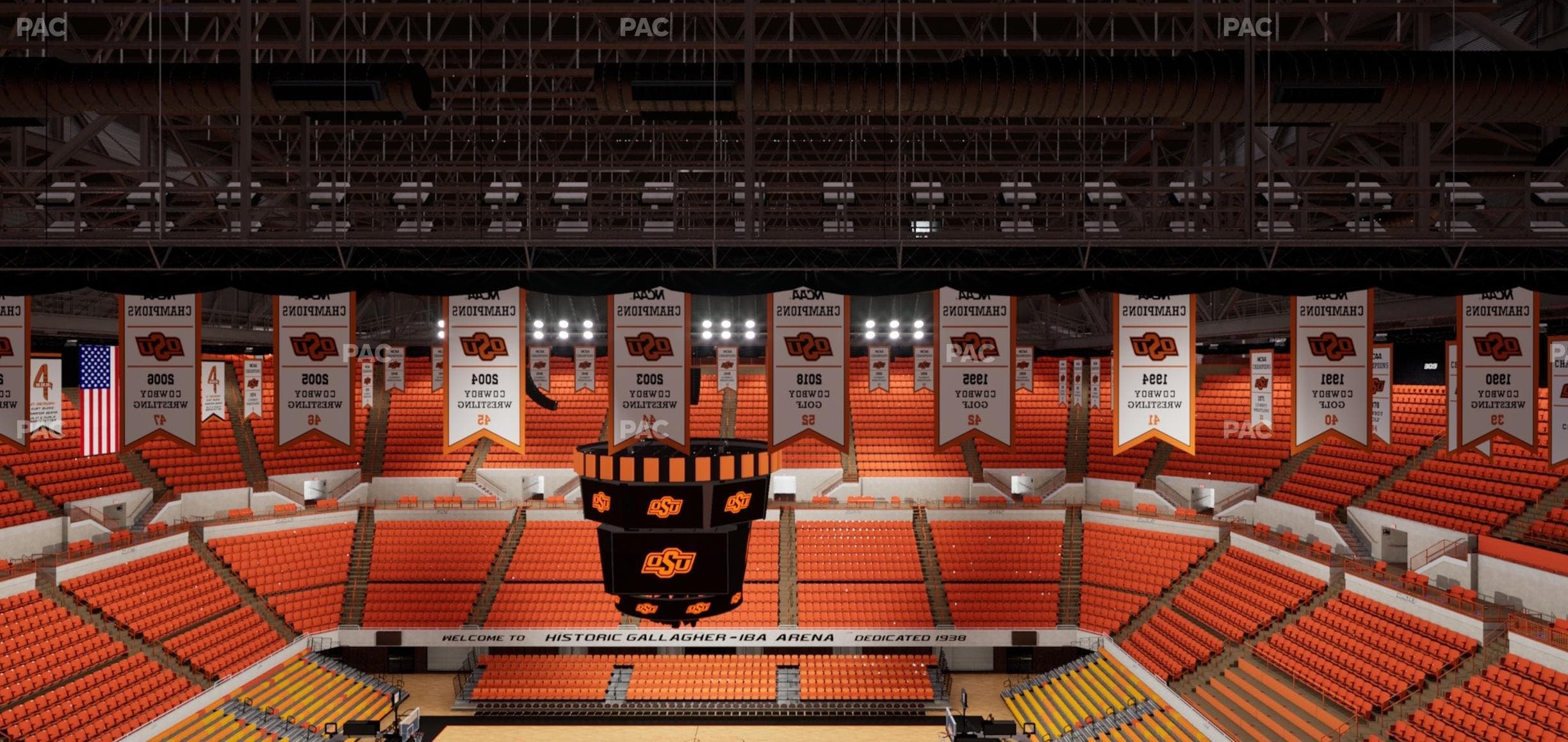 Gallagher-Iba Arena - Section 317 Seat View