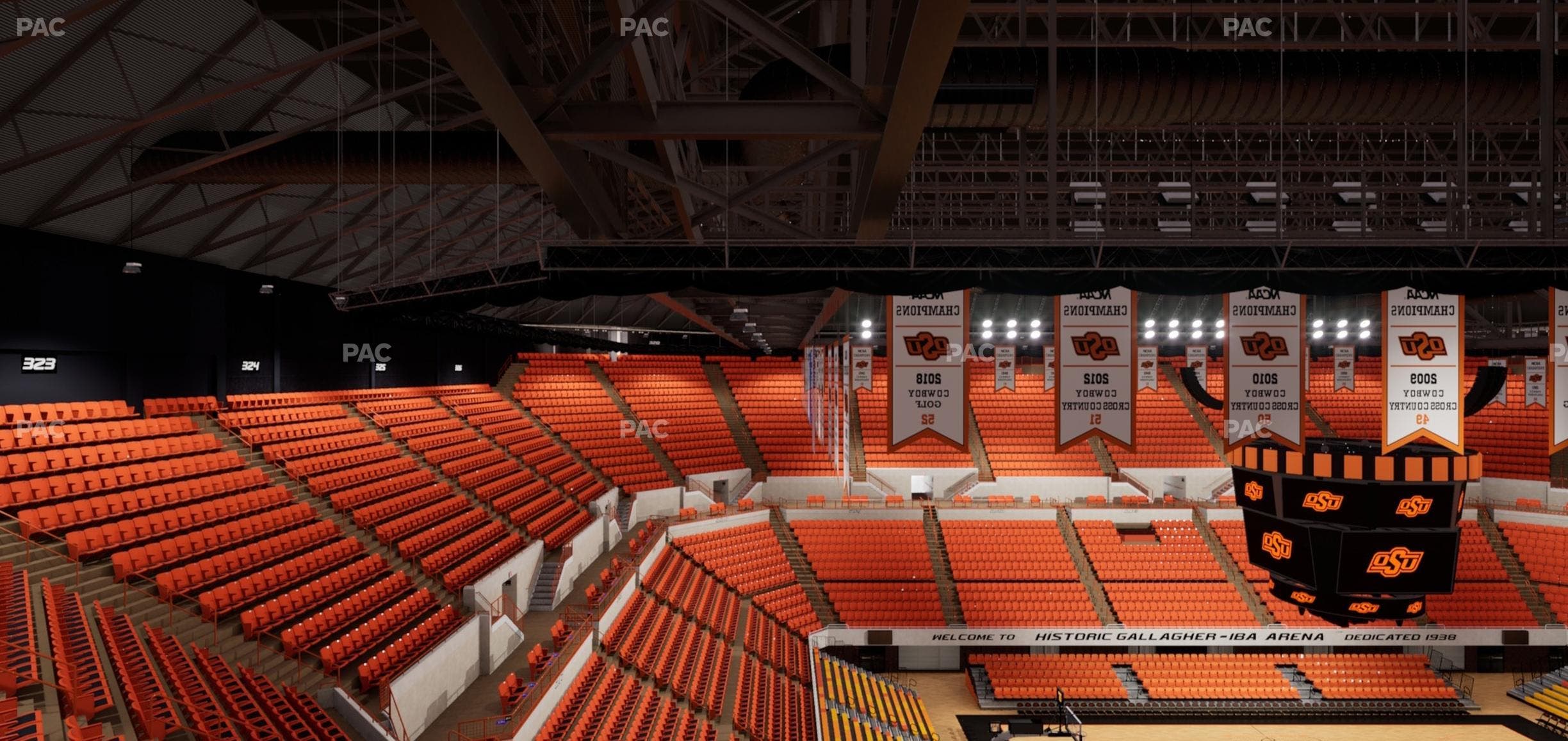 Gallagher-Iba Arena - Section 320 Seat View