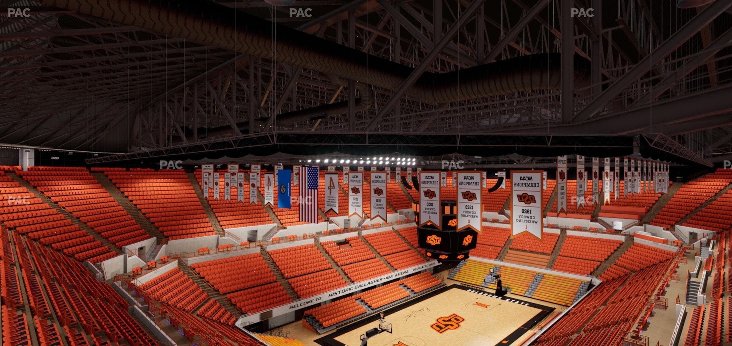 Gallagher-Iba Arena - Section 322 Seat View