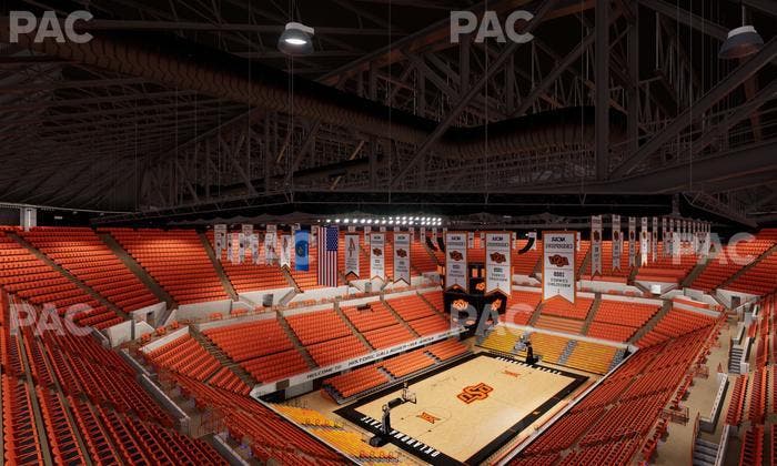 Gallagher-Iba Arena - Section 322 Seat View