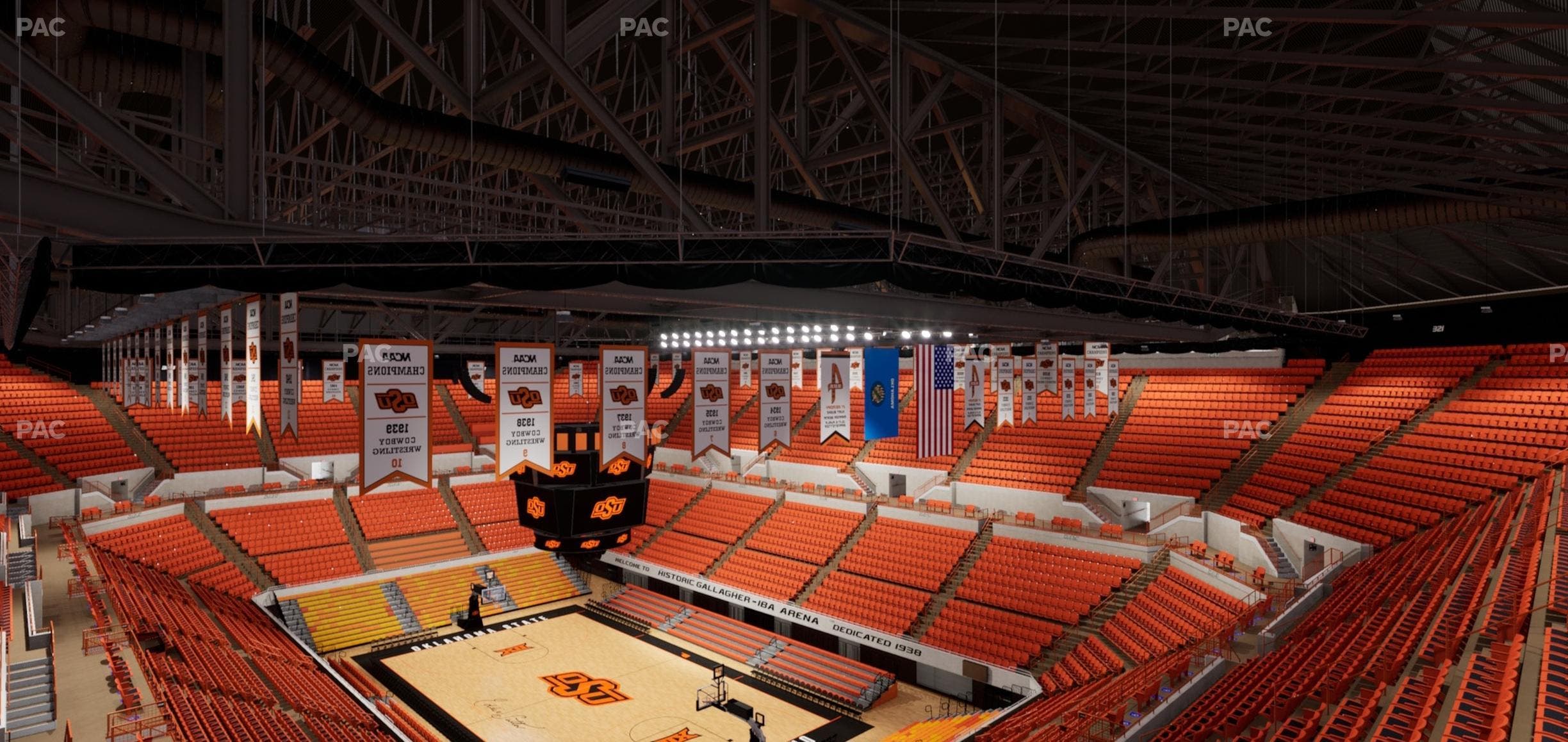 Gallagher-Iba Arena - Section 327 Seat View