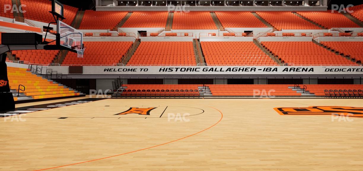 Gallagher-Iba Arena - Section Floor 1 Seat View
