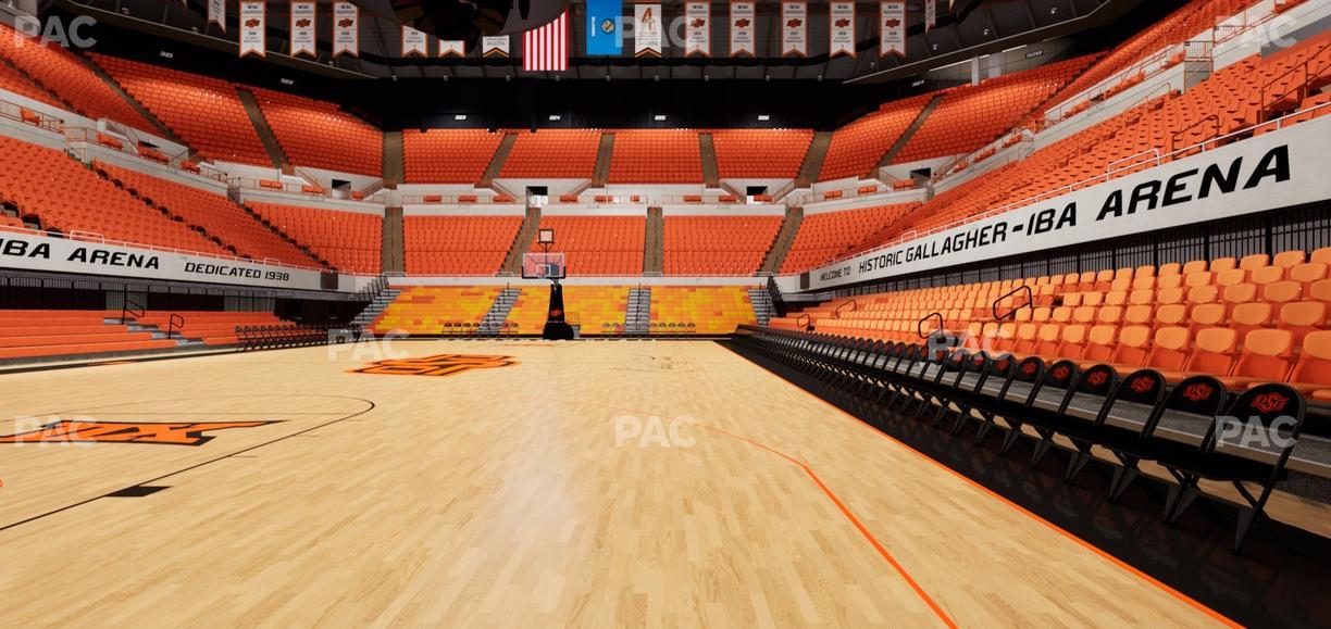 Gallagher-Iba Arena - Section Floor 2 Seat View