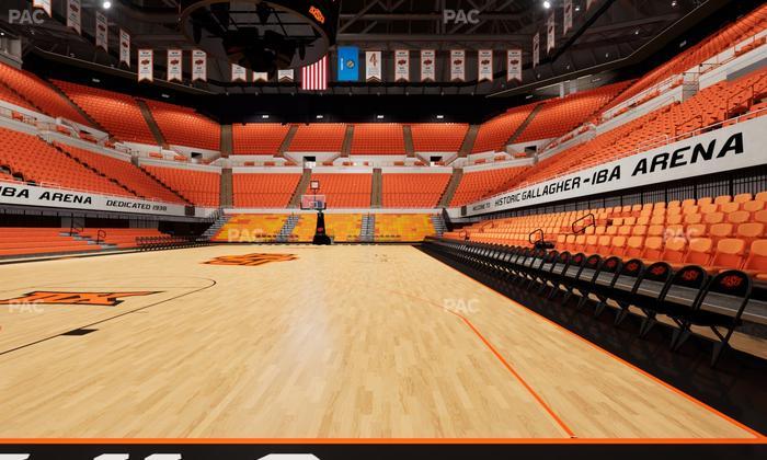 Gallagher-Iba Arena - Section Floor 2 Seat View
