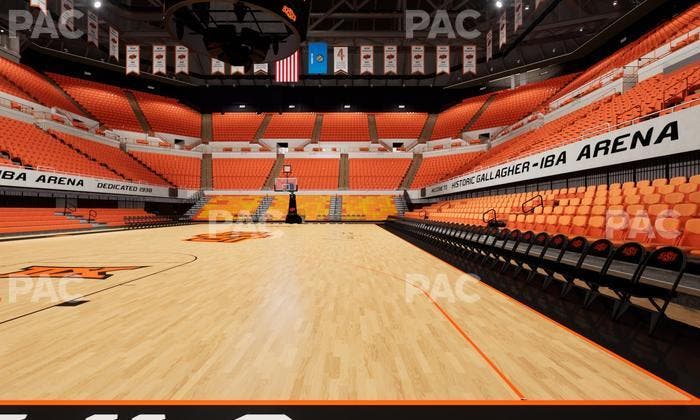 Gallagher-Iba Arena - Section Floor 2 Seat View
