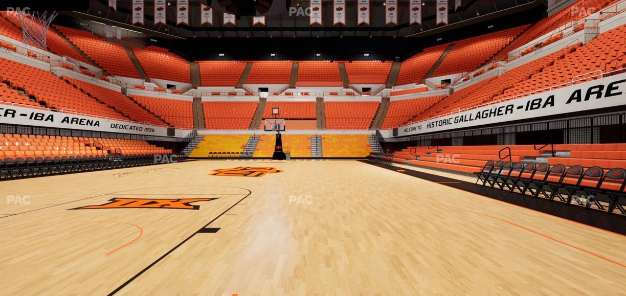Gallagher-Iba Arena - Section Floor 4 Seat View