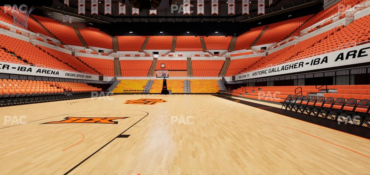 Gallagher-Iba Arena - Section Floor 4 Seat View
