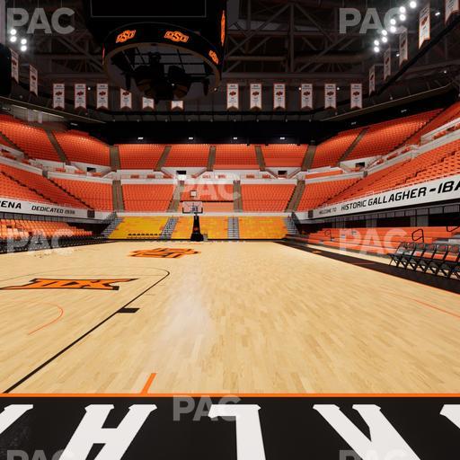 Gallagher-Iba Arena - Section Floor 4 Seat View