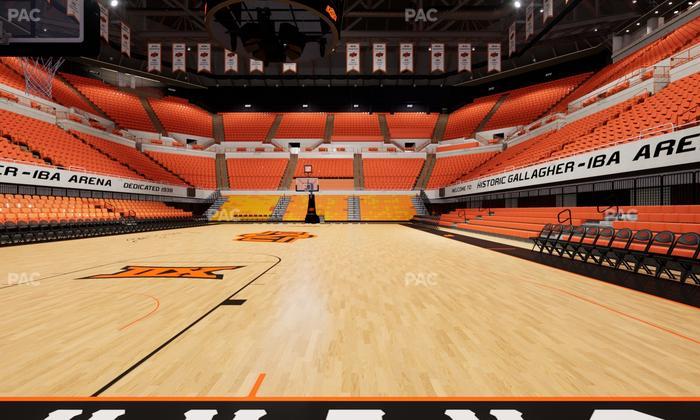 Gallagher-Iba Arena - Section Floor 4 Seat View