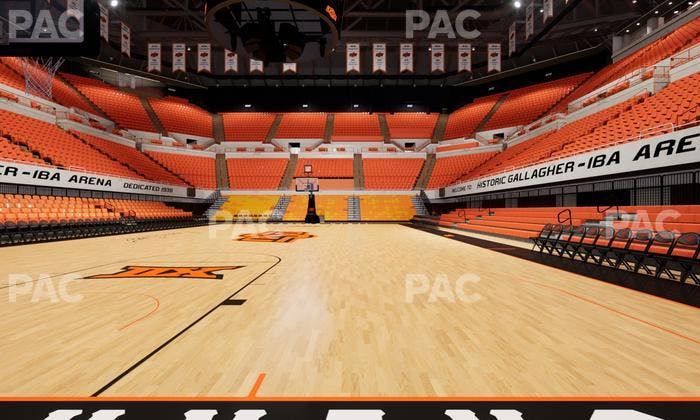 Gallagher-Iba Arena - Section Floor 4 Seat View