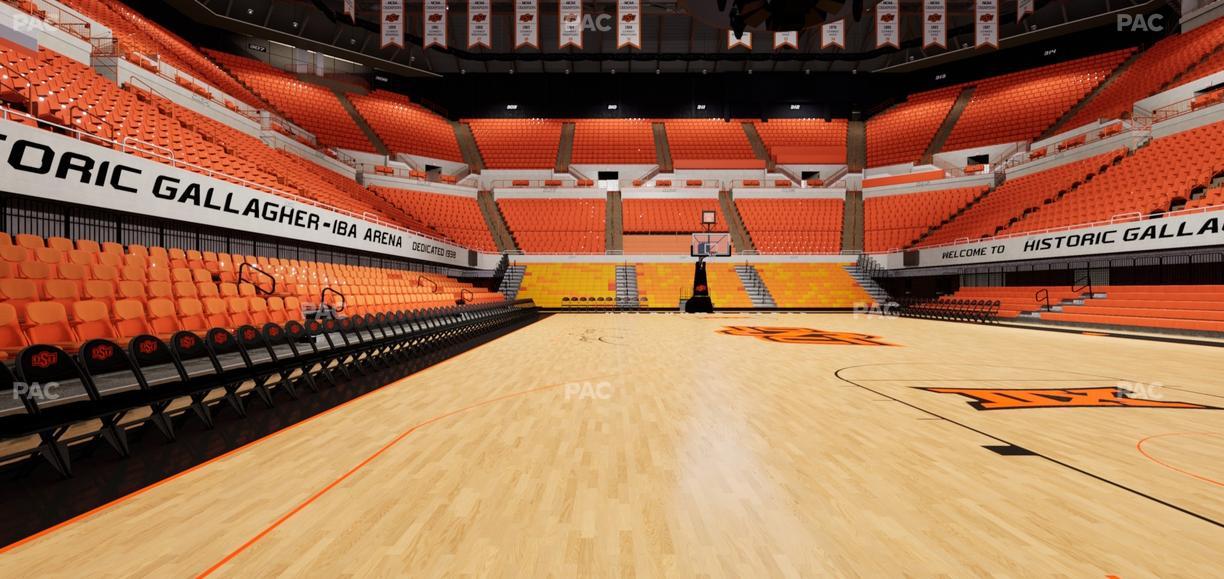 Gallagher-Iba Arena - Section Floor 5 Seat View