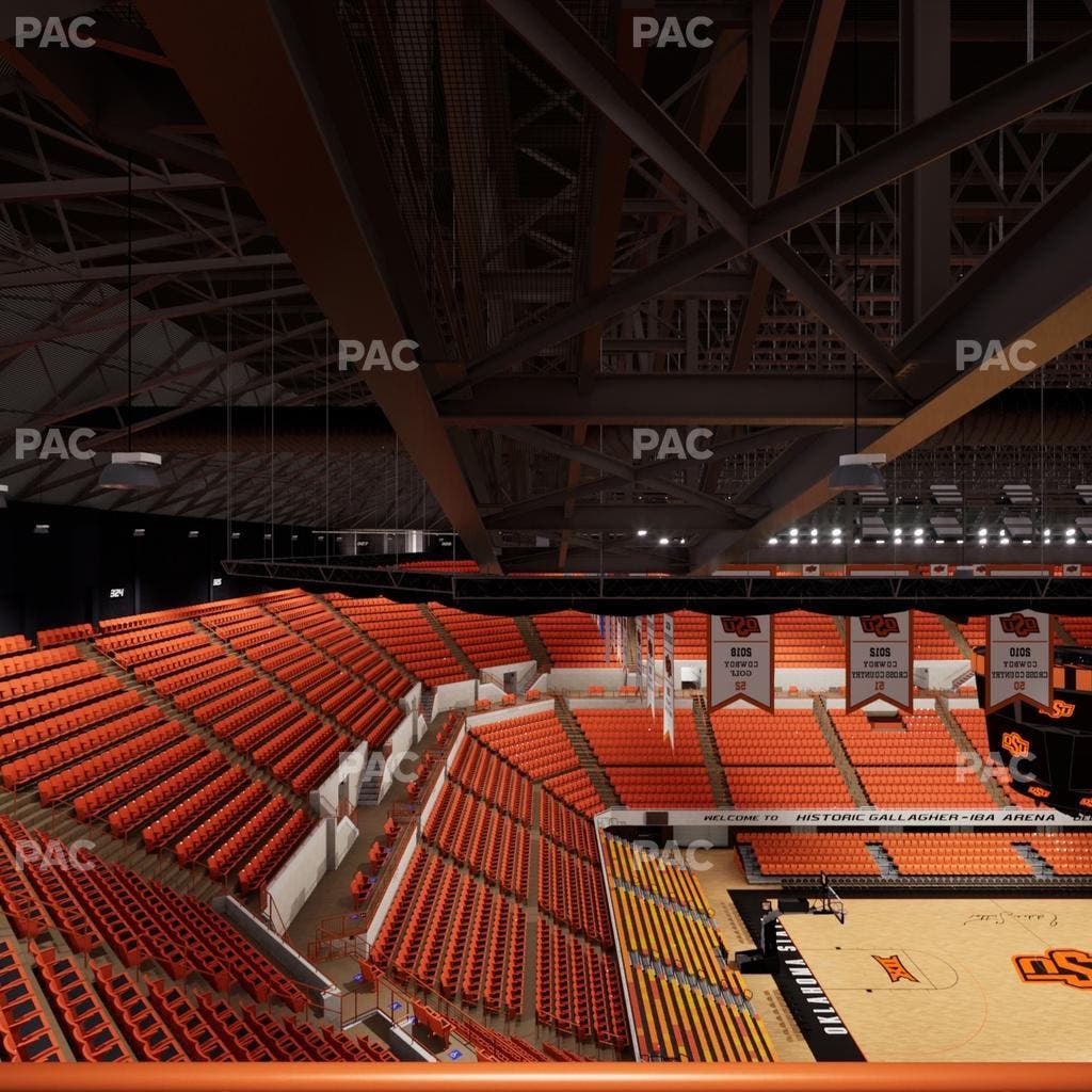 Gallagher-Iba Arena - Section Suite Infant Seat View
