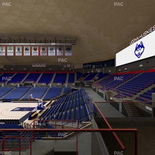 Gampel Pavilion - Section 10 Seat View