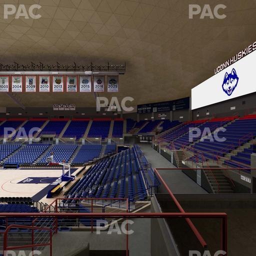 Gampel Pavilion - Section 10 Seat View