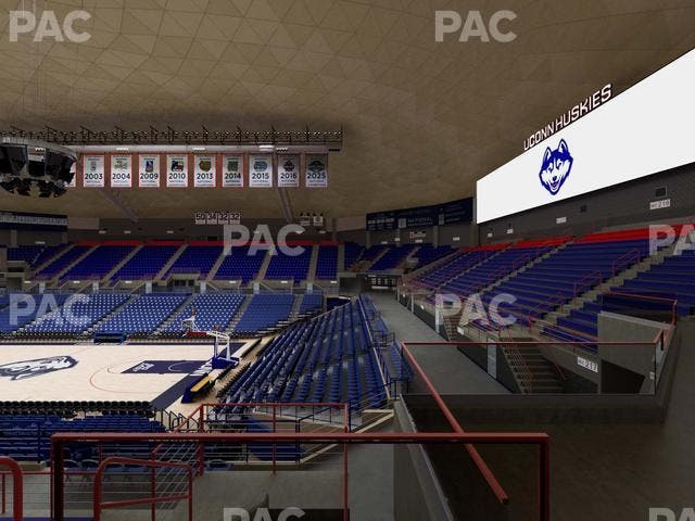 Gampel Pavilion - Section 10 Seat View