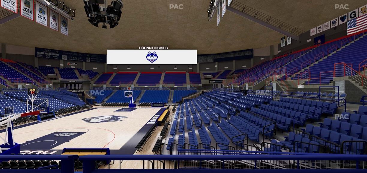 Gampel Pavilion - Section 101 Seat View
