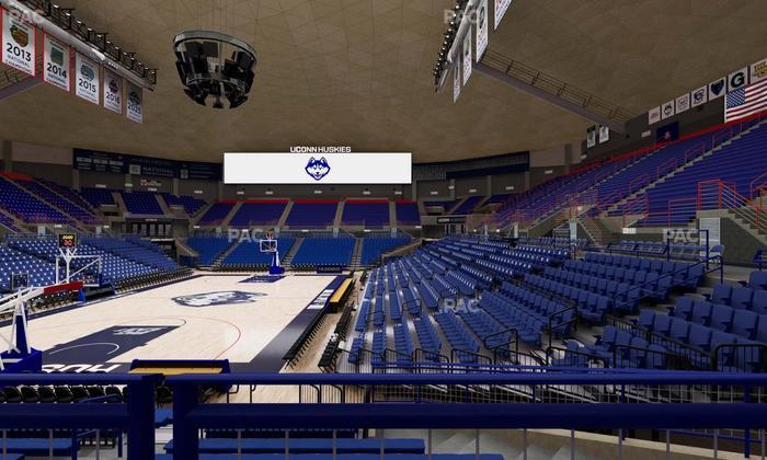 Gampel Pavilion - Section 101 Seat View