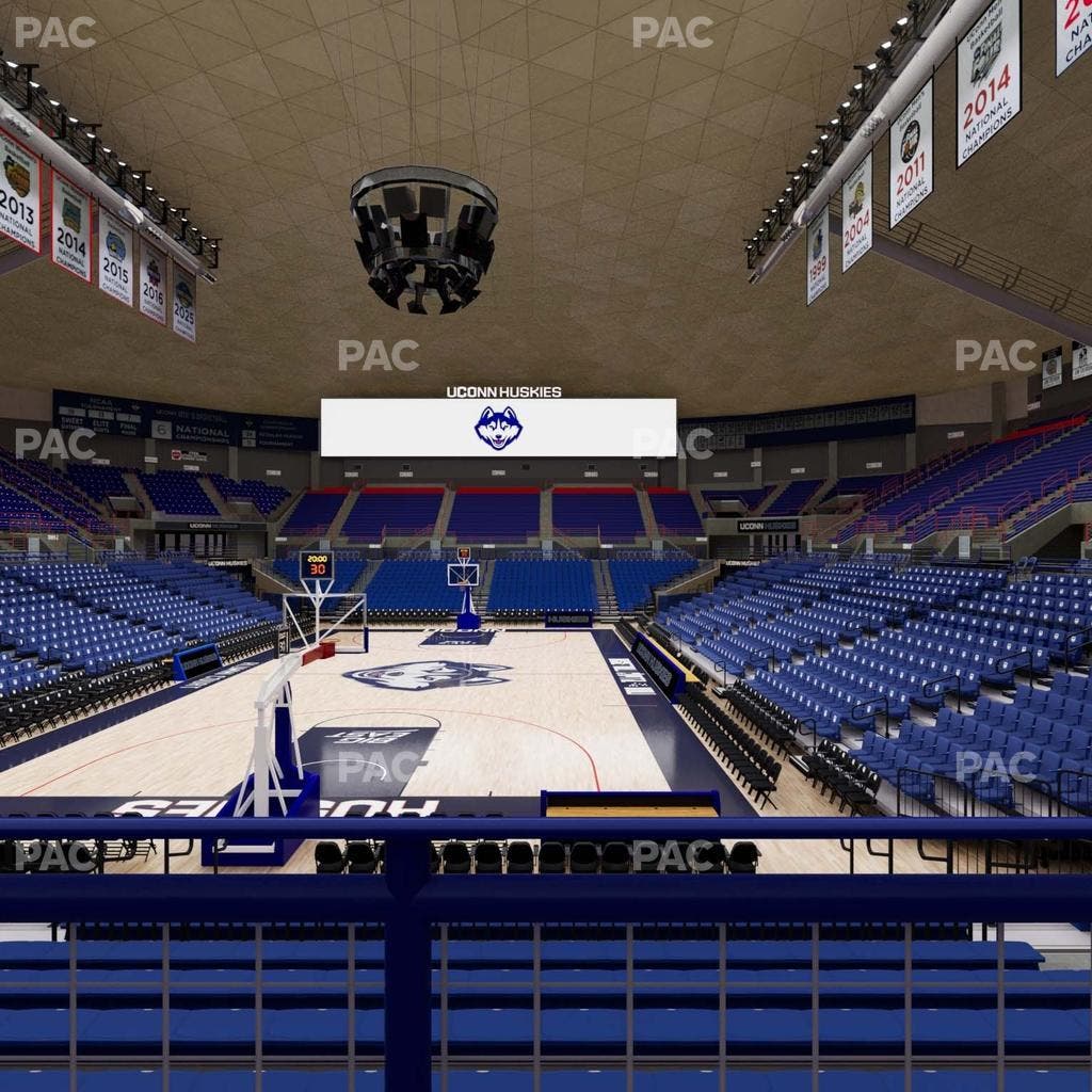 Gampel Pavilion - Section 102 Seat View