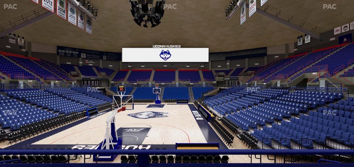 Gampel Pavilion - Section 102 Seat View