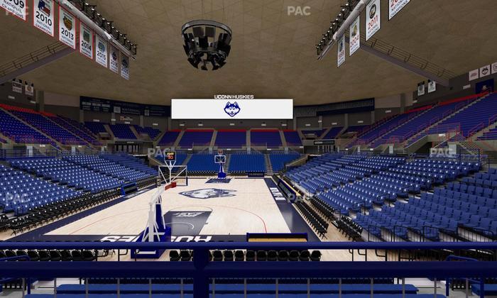 Gampel Pavilion - Section 102 Seat View