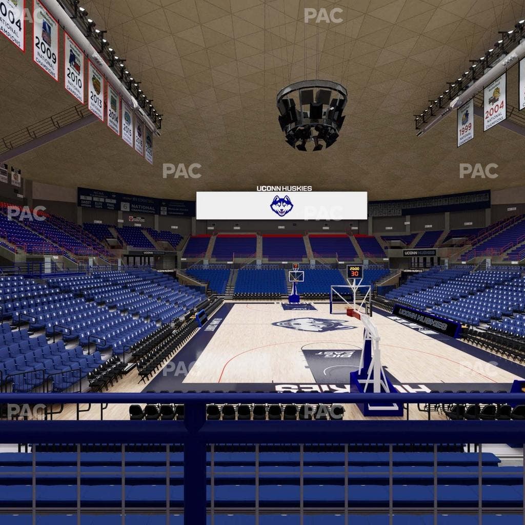 Gampel Pavilion - Section 104 Seat View