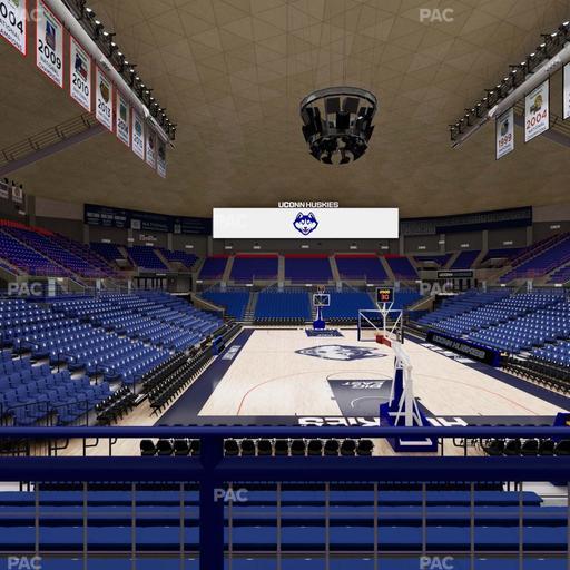 Gampel Pavilion - Section 104 Seat View