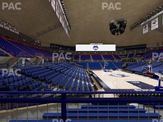 Gampel Pavilion - Section 105 Seat View