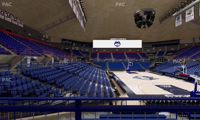 Gampel Pavilion - Section 105 Seat View
