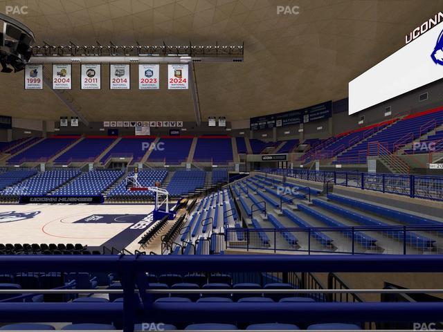 Gampel Pavilion - Section 106 Seat View