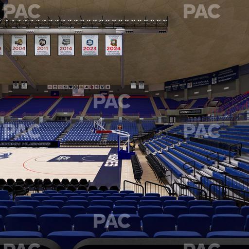 Gampel Pavilion - Section 107 Seat View