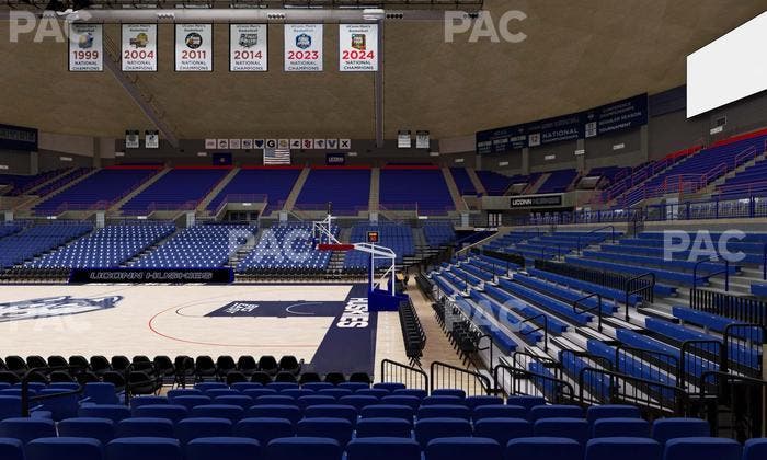 Gampel Pavilion - Section 107 Seat View