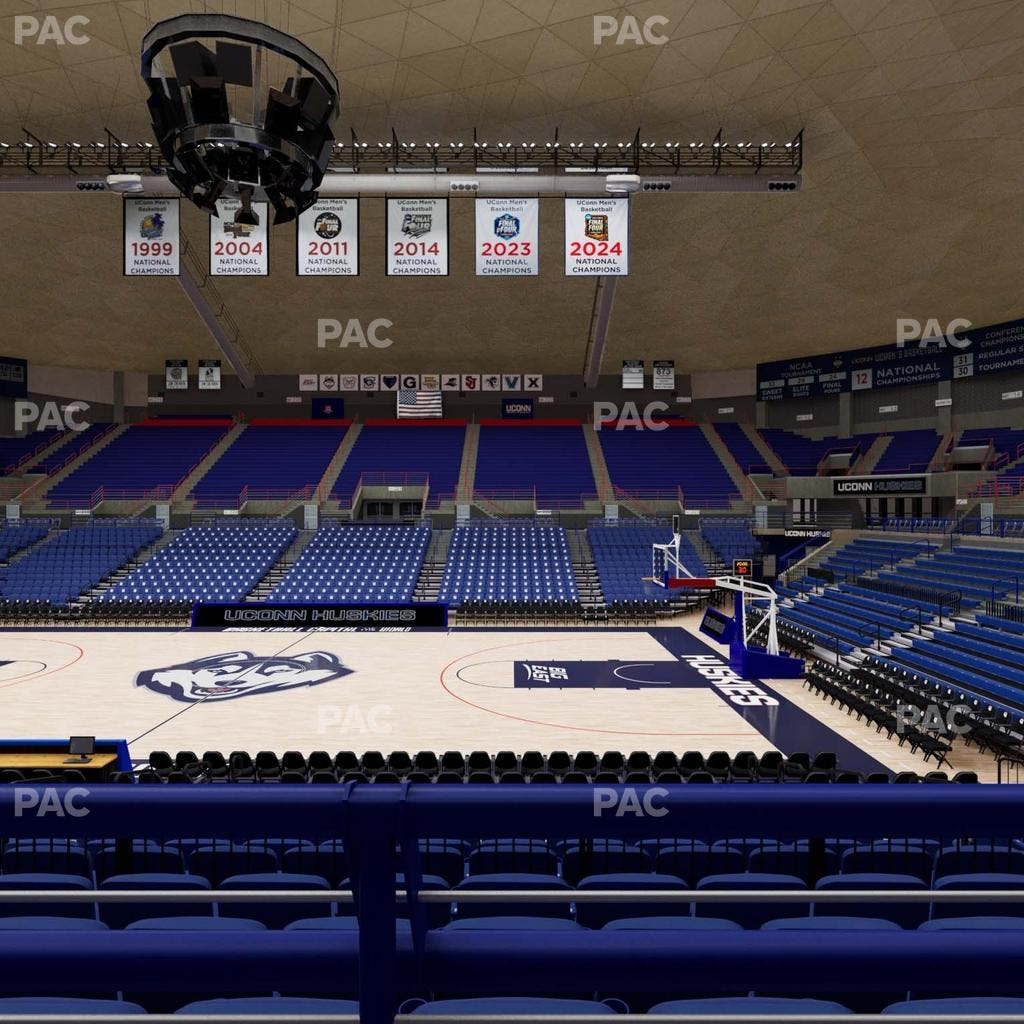 Gampel Pavilion - Section 108 Seat View