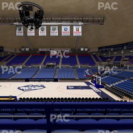 Gampel Pavilion - Section 108 Seat View