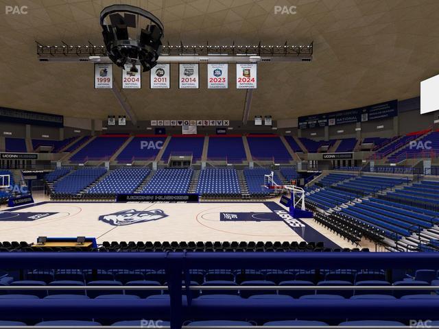 Gampel Pavilion - Section 108 Seat View