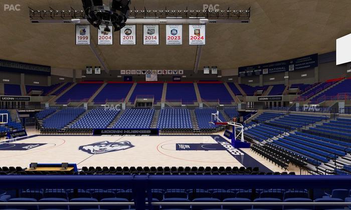 Gampel Pavilion - Section 108 Seat View